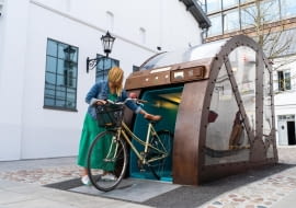 Pierwszy w Polsce automatyczny podziemny parking rowerowy