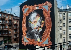 Nowy mural Chopina na Tamce od Good Looking Studio