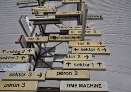"Time Machine" na Dworcu Centralnym
