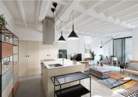 Minimalistyczne i przytulne mieszkanie w Belgradzie