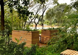 Park kieszonkowy przy ul. Glebowej w Warszawie