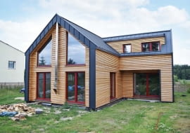 Szwajcarski dom zbudowany w Polsce