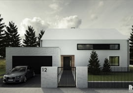 dom jednorodzinny, projekty domów, projekt domu