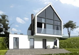 Dom nad zalewem, projekt