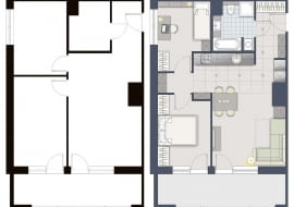 Gdzie w mieszkaniu urządzić kuchnię?