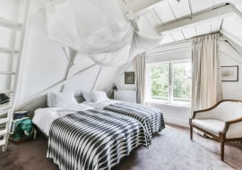 Sypialnia na poddaszu