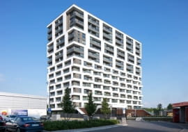 Mogilska Tower w Krakowie. Proj. B2 Studio