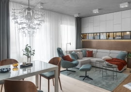 Nastrojowo i oryginalnie: przytulne wnętrza mieszkania w Gdańsku