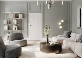 Salon idealnie oświetlony
