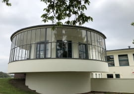 Restauracja Kornhaus w Dessau. Proj. Carl Fieger.