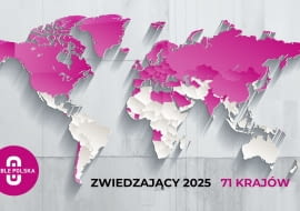 Zwiedzający z całego świata