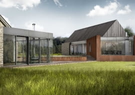 Zabudowa zagrodowa na Kaszubach