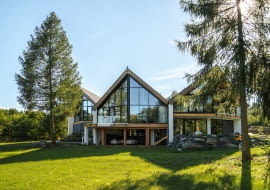 Dom w Lekartach - projekt pracowni A8 Architektura