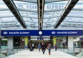 Dworzec kolejowy w Krakowie
