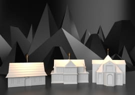 "Domy.Duchy". Proj. Łukasz Leśniak