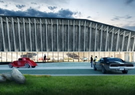 Pomorskie Muzeum Motoryzacji - wizualizacja.