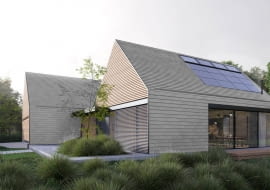 Dom nad rzeką projektu STOPROCENT Architekci