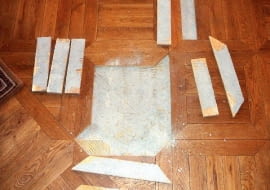 Odspojony i łódkujący parkiet