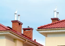 10.06.2005 WARSZAWA WILANOW LADNY DOM NASADY KOMINOWE KOMINY KOMIN FOT. WOJCIECH SURDZIEL / AGENCJA GAZETA