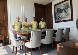 Firma Szynaka Meble przygotowała i zrealizowała projekt wyposażenia w meble Sali Spotkań w Siedzibie ONZ w Nowym Jorku.