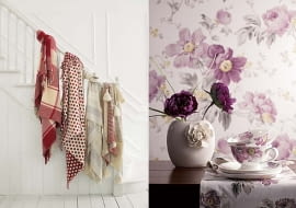 Laura Ashley, aranżacje, wnętrza