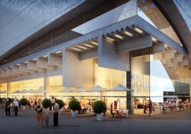 Muzeum Sztuki Nowoczesnej - widok od strony parku Świętokrzyskiego