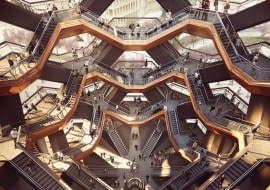 Vessel. Proj. Thomas Heatherwick. Wnętrze.