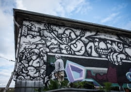 Nowy streetartowy projekt na terenie dawnej Stoczni Gdańsk