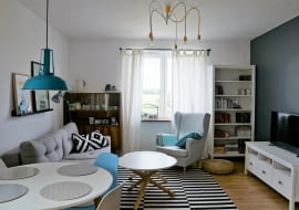 Wasze wnętrza: mieszkanie w skandynawskim stylu