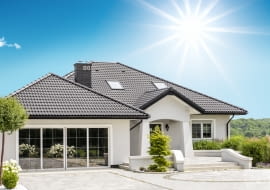 Dachówka betonowa Braas Bałtycka, kolor czarny