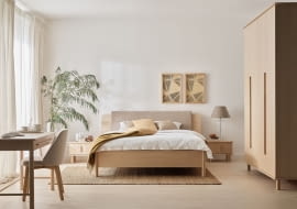 Sypialnia skomponowana z mebli Omm – najnowszej kolekcji marki VOX.