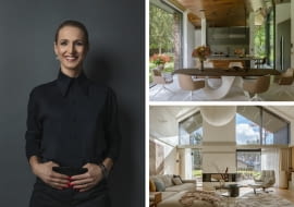 Z lewej: Monika Bronikowska; Z prawej: wille projektu Hola Design