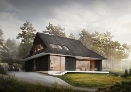 Podcieniowy Domek projektu BXB studio