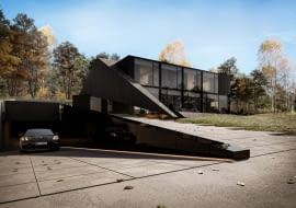RE: NOTTURNO HOUSE. Dom na wzgórzu projektu REFORM Architekt