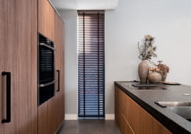 Sposób na wąska kuchnię w nowym domu