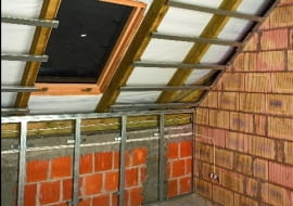 obudowa poddasza, zabudowa poddasza, poddasze, ścianki kolankowe