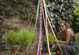 warzywnik lub rabata w ramie