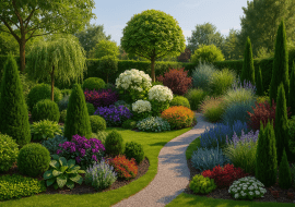 🌿 Plan nasadzeń – aranżacja roślin w ogrodzie ozdobnym