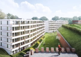 bloki kolo Lunety Warszawskiej