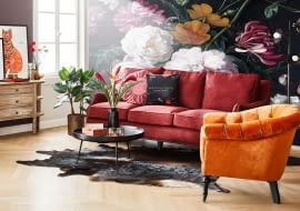 ściany w salonie, aranżacja salonu, dekoracje ścian