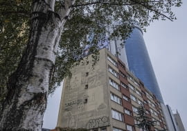 Wodny mural przy al. Jerozolimskich 121/130