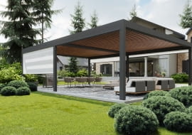 Pergola SKYVI ONE - DWUNAWOWA POPRZECZNA WOLNOSTOJACA