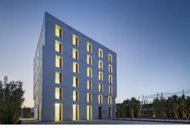 Biurowiec 2226 w Lustenau. Proj. Baumschlager Eberle Architekten.