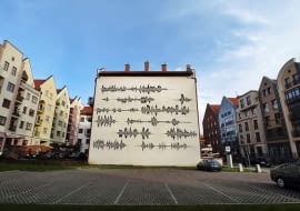 Audiomural w Elblągu