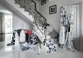 12.06.2014 , Warszawa , wnetrza , wzornictwo , temat - tkaniny , sesja dla : Cztery Katy , stylizacja Beata Drzewosowska , asystent foto Kuba Filew . Fot. Michal Mutor SLOWA KLUCZOWE: WNETRZA DEKORACJE