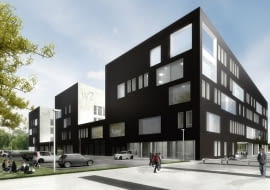 Kompleks edukacyjno-badawczy Geocentrum we Wrocławiu, proj. Kuryłowicz