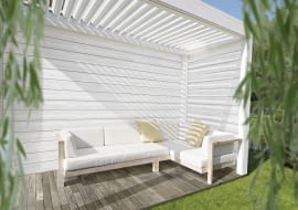 Nowoczesna altana ogrodowa