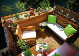 balkon, meble na taras