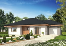 Projekt domu Franczi II G1 ECONOMIC (wersja A)