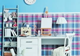 14.07.2016 Warszawa , Wnetrza , kolor i wzor , temat biurko , sesja dla magazynu Cztery Katy , stylizacja Joanna Plachecka .Fot. Michal Mutor